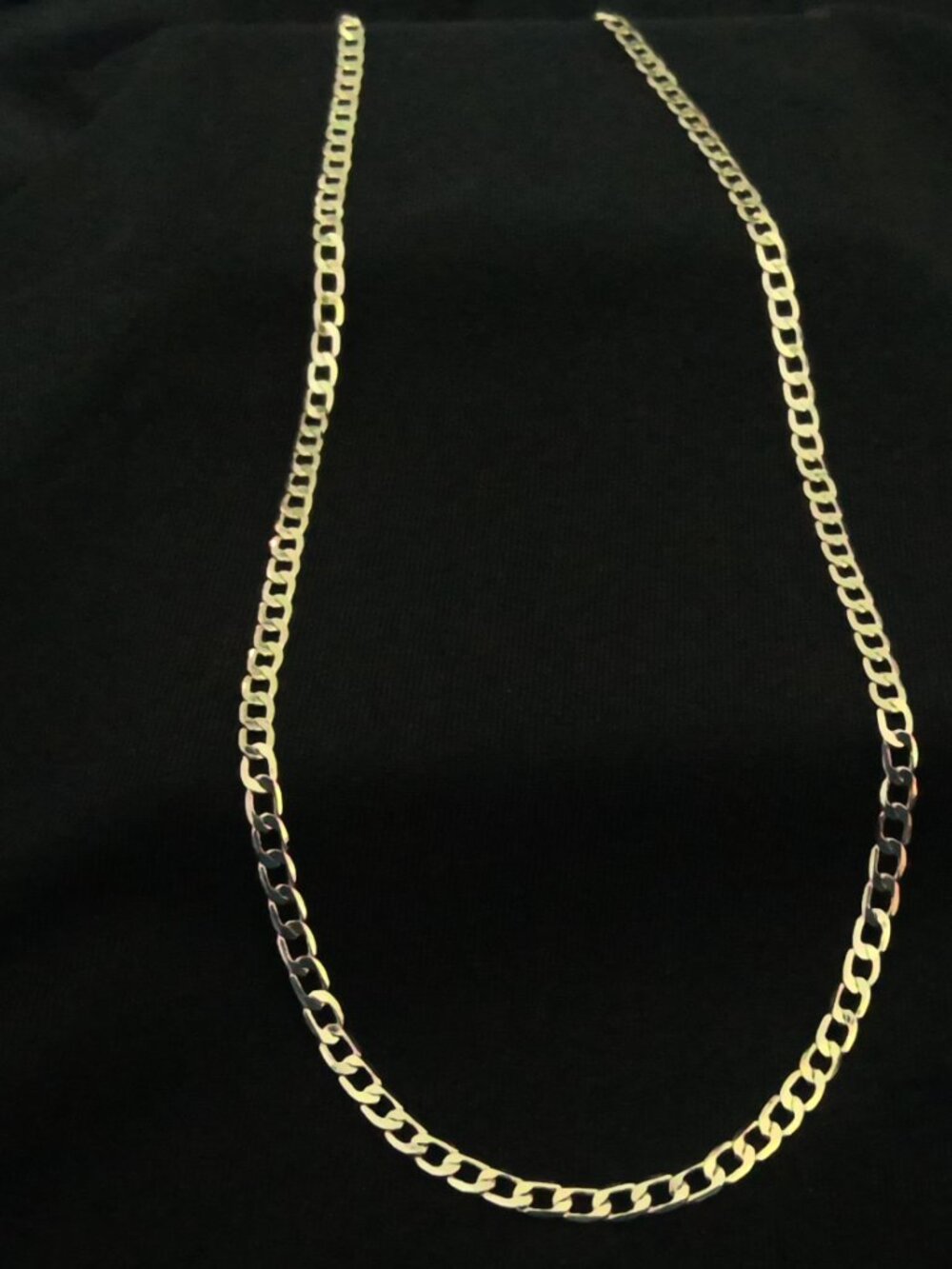✨2 for $30 NWOT 18K gold layered/bonded 3mm Cuban 16 inch Necklace